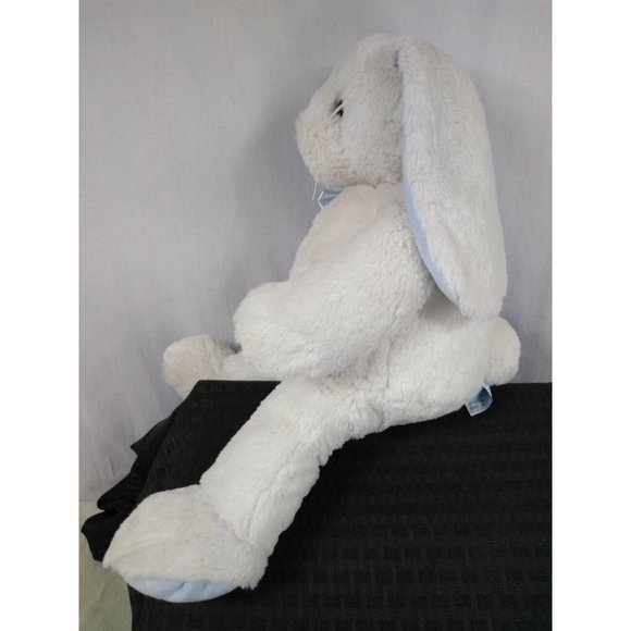 Bearington Collection Personalized Name "Cooper" 17" White/Blue Rabbit plushie - Picture 11 of 12